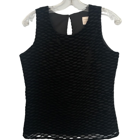 Vintage Tops - 🌻4/$20 Vintage Velvet Sheer Patterned Tradition Tank Size Small Made In Canada